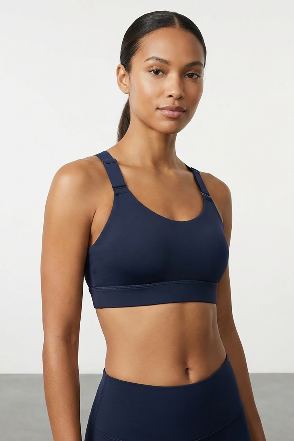 BLS - Eleanor Padded Sports Bra And Tights Set - Blue