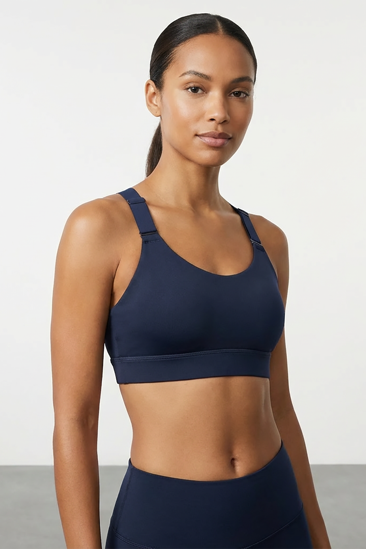 BLS - Eleanor Padded Sports Bra And Tights Set - Blue
