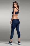 BLS - Eleanor Padded Sports Bra And Tights Set - Blue