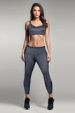 BLS - Eleanor Padded Sports Bra And Tights Set - Grey