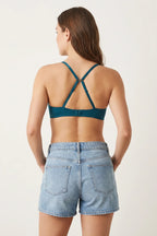 BLS - Emily Wired And Padded Bra - Dark Green