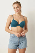 BLS - Emily Wired And Padded Bra - Dark Green