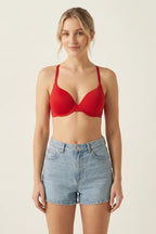 BLS - Emily Wired And Padded Bra - Red