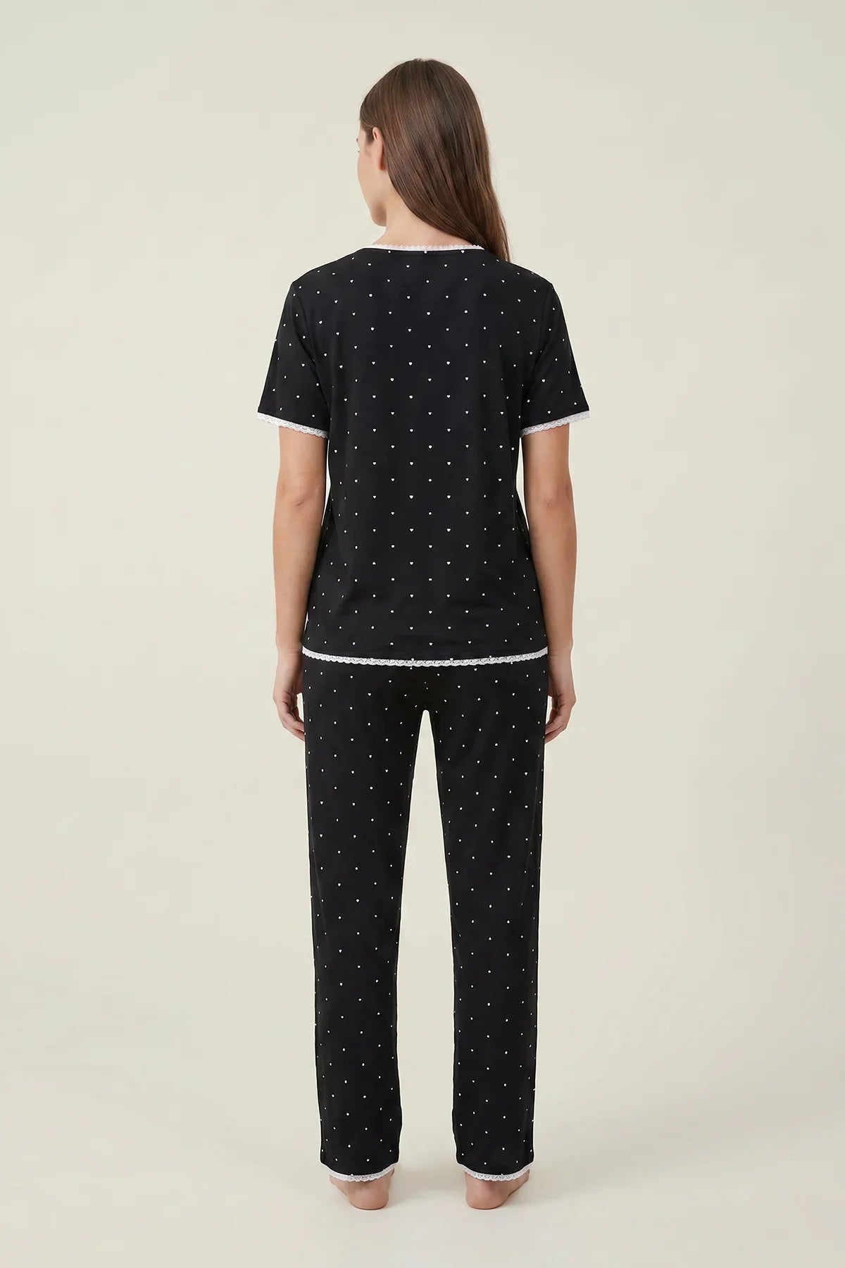 BLS - Satin Pajama Set - Black