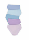 BLS - Lilac Mid Rise Cotton Panty - Pack Of 5