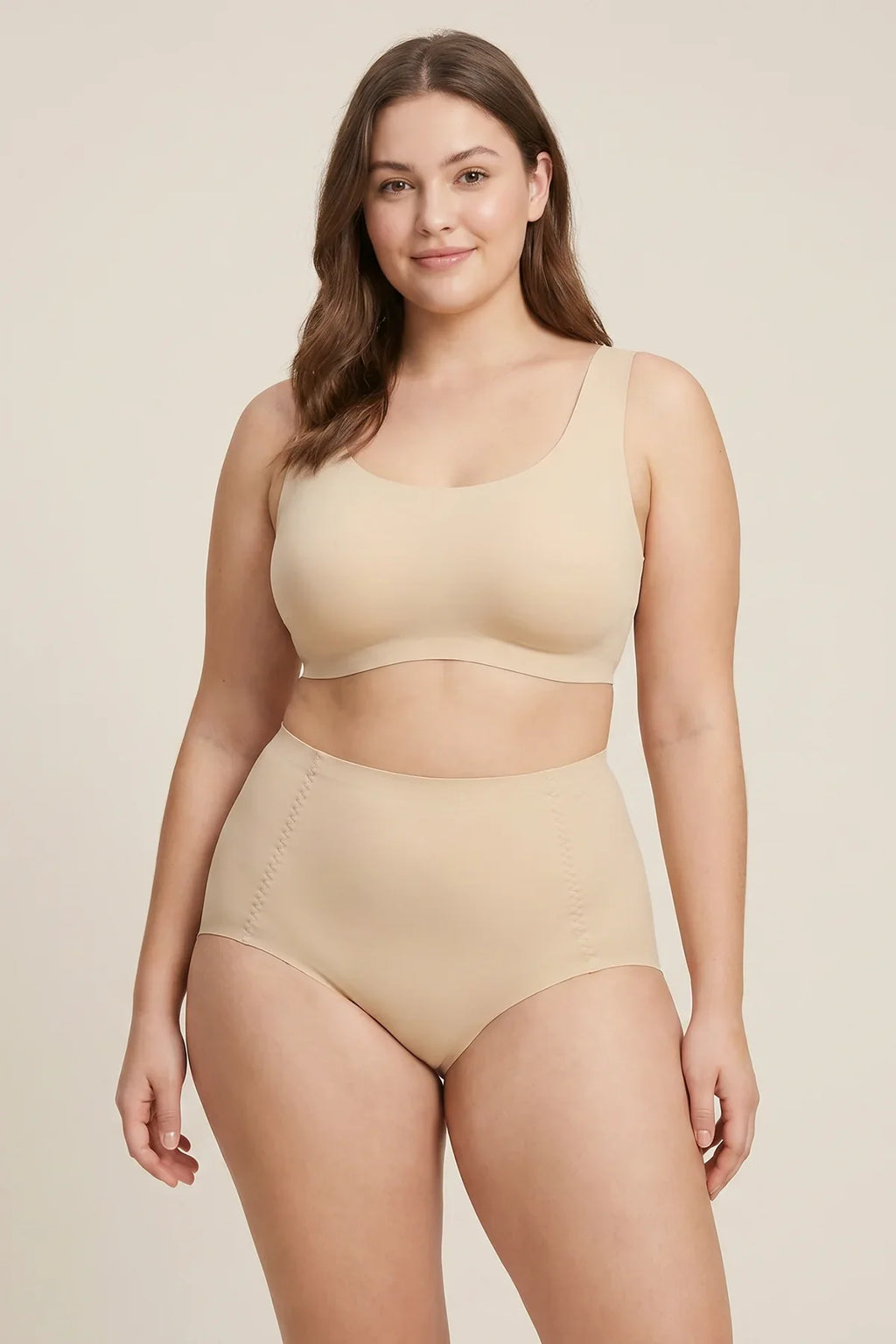 BLS - Midwaist Shapewear - Beige
