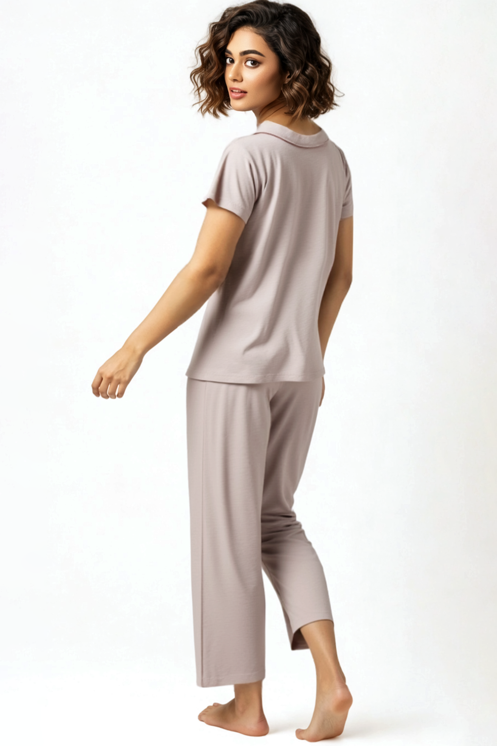 BLS - Misty Viscose Pajama Set - Ivory