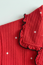 BLS - Pajama set -  Short sleeves with long pants - Red
