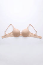 BLS - Paza Wired And Padded Cotton Bra - Skin