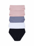 BLS - Pearl Mid Rise Cotton Panty - Pack Of 5