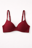 BLS - Pero Wired And Padded Cotton Bra -  Maroon