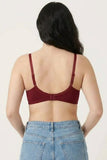 BLS - Pero Wired And Padded Cotton Bra -  Maroon