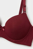 BLS - Pero Wired And Padded Cotton Bra -  Maroon