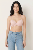 BLS - Pero Wired And Padded Cotton Bra - Pink