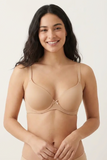 BLS - Pero Wired And Padded Cotton Bra - Skin