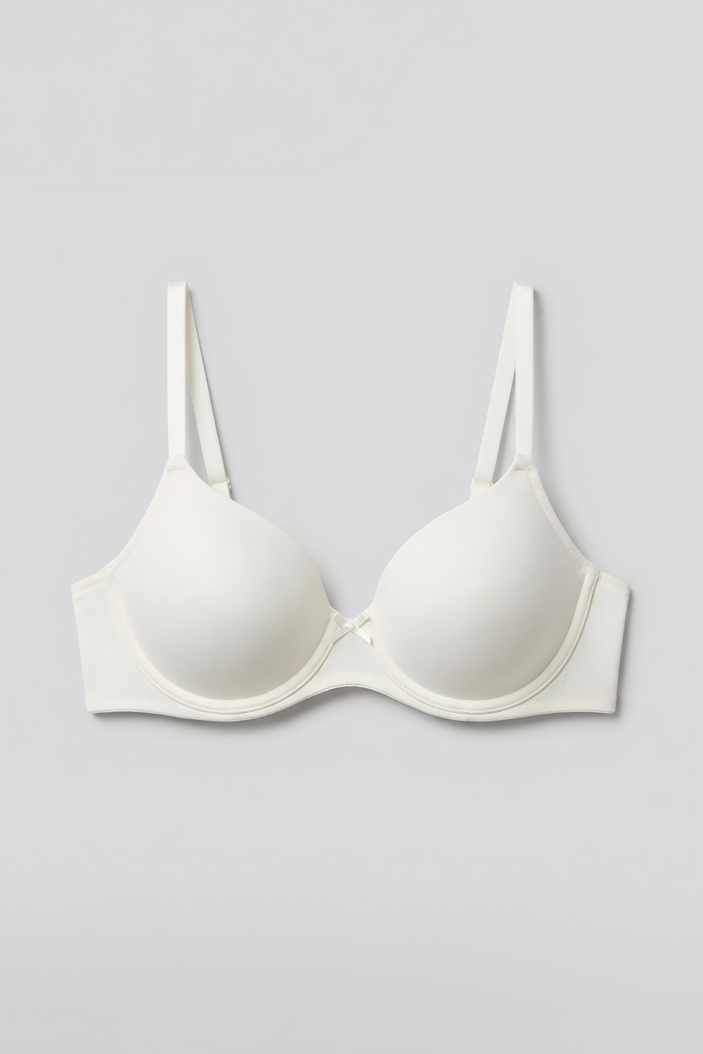 BLS - Pero Wired And Padded Cotton Bra - White
