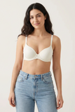 BLS - Pero Wired And Padded Cotton Bra - White
