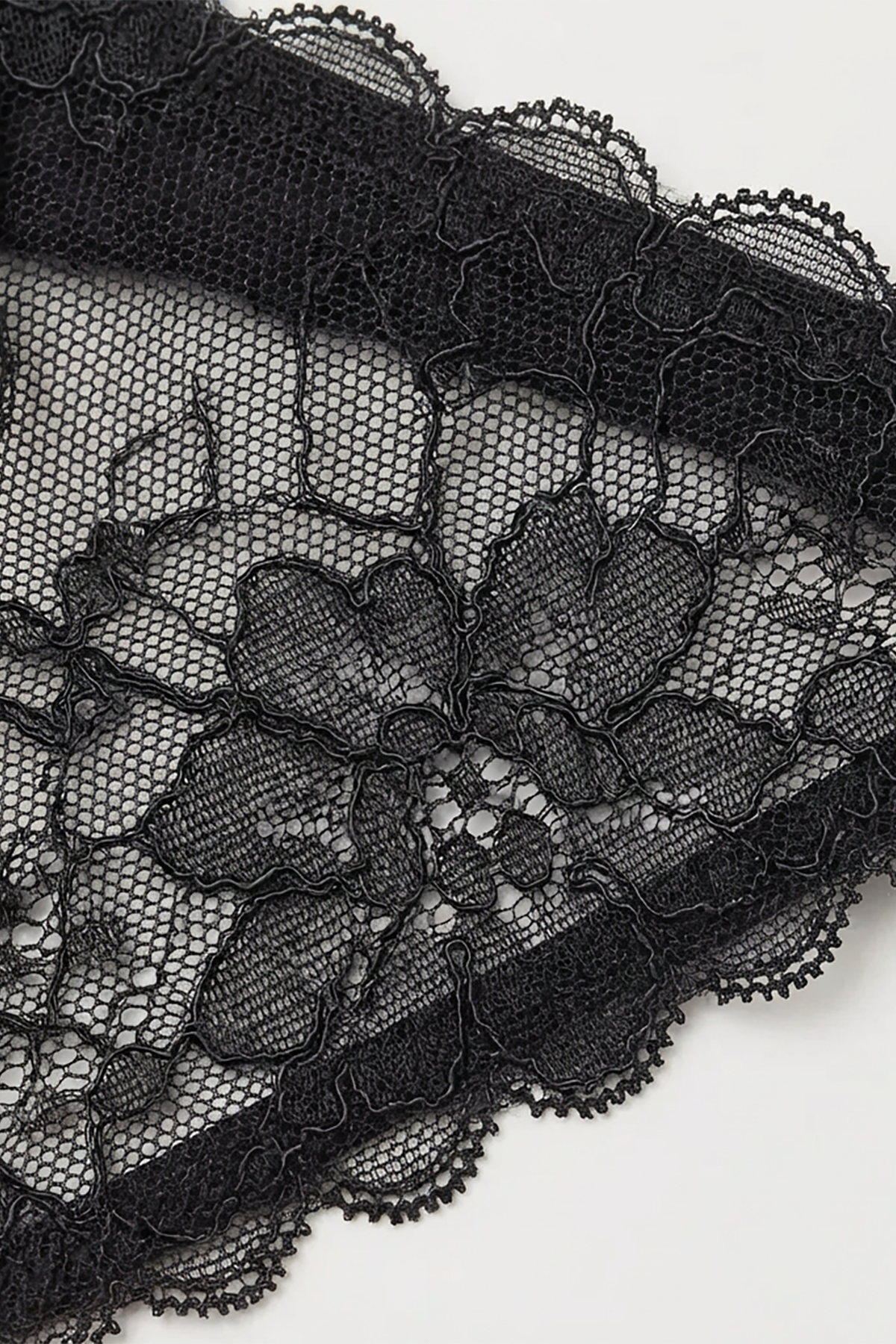 BLS - Petunia Non Padded And Wired Lace Bra - Black