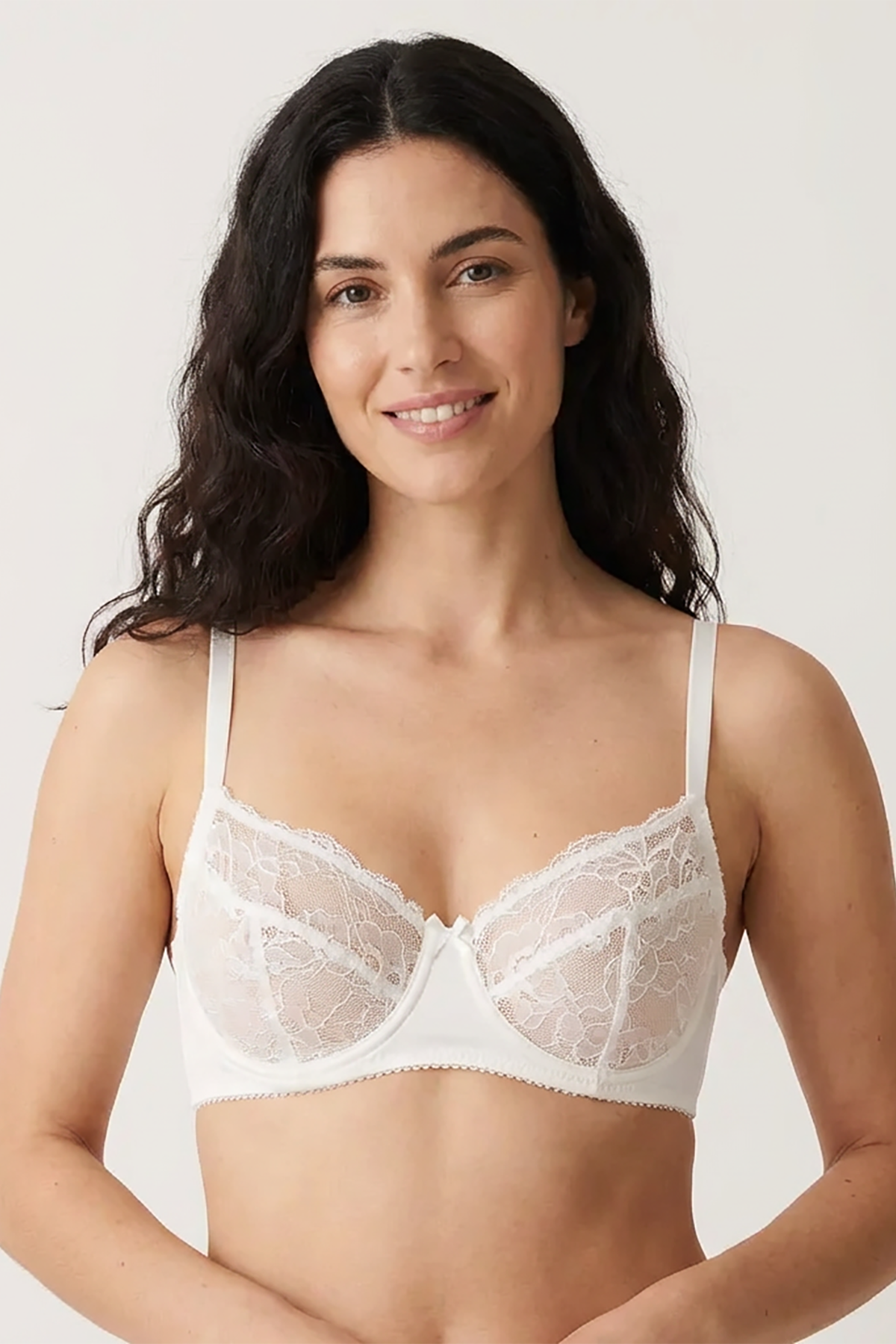 BLS - Petunia Non Padded And Wired Lace Bra - White