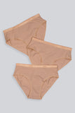 BLS - Pamela Cotton Panty - Skin - Pack Of 3