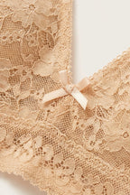 BLS - Pinkie Non Padded Lace Bralette - Skin