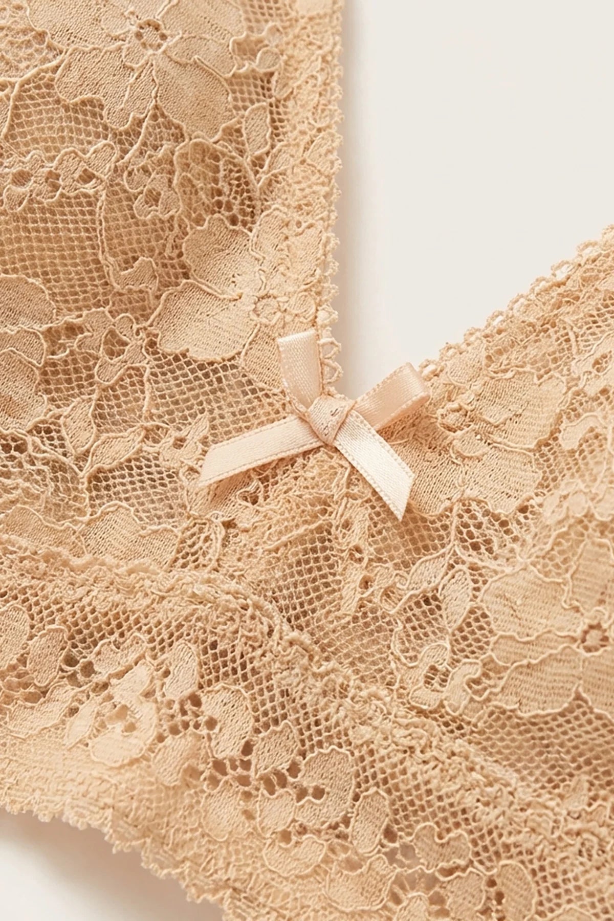 BLS - Pinkie Non Padded Lace Bralette - Skin