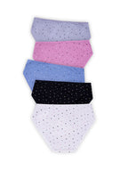 BLS - Primula Mid Rise Cotton Panty - Pack Of 5