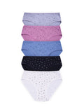 BLS - Primula Mid Rise Cotton Panty - Pack Of 5