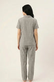 BLS - Ribbed Cotton Pajama Set - Grey