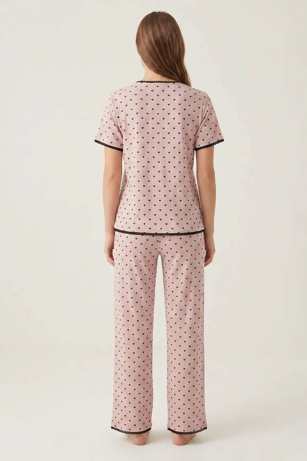 BLS - Ribbed Pajama Set - Purple