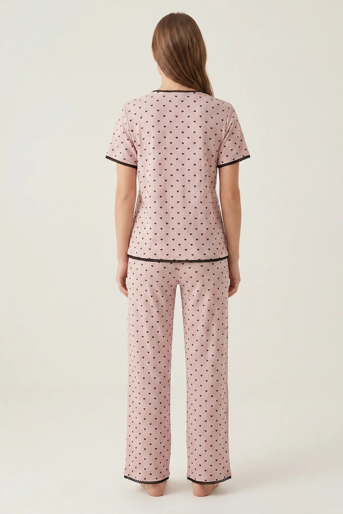 BLS - Ribbed Pajama Set - Purple