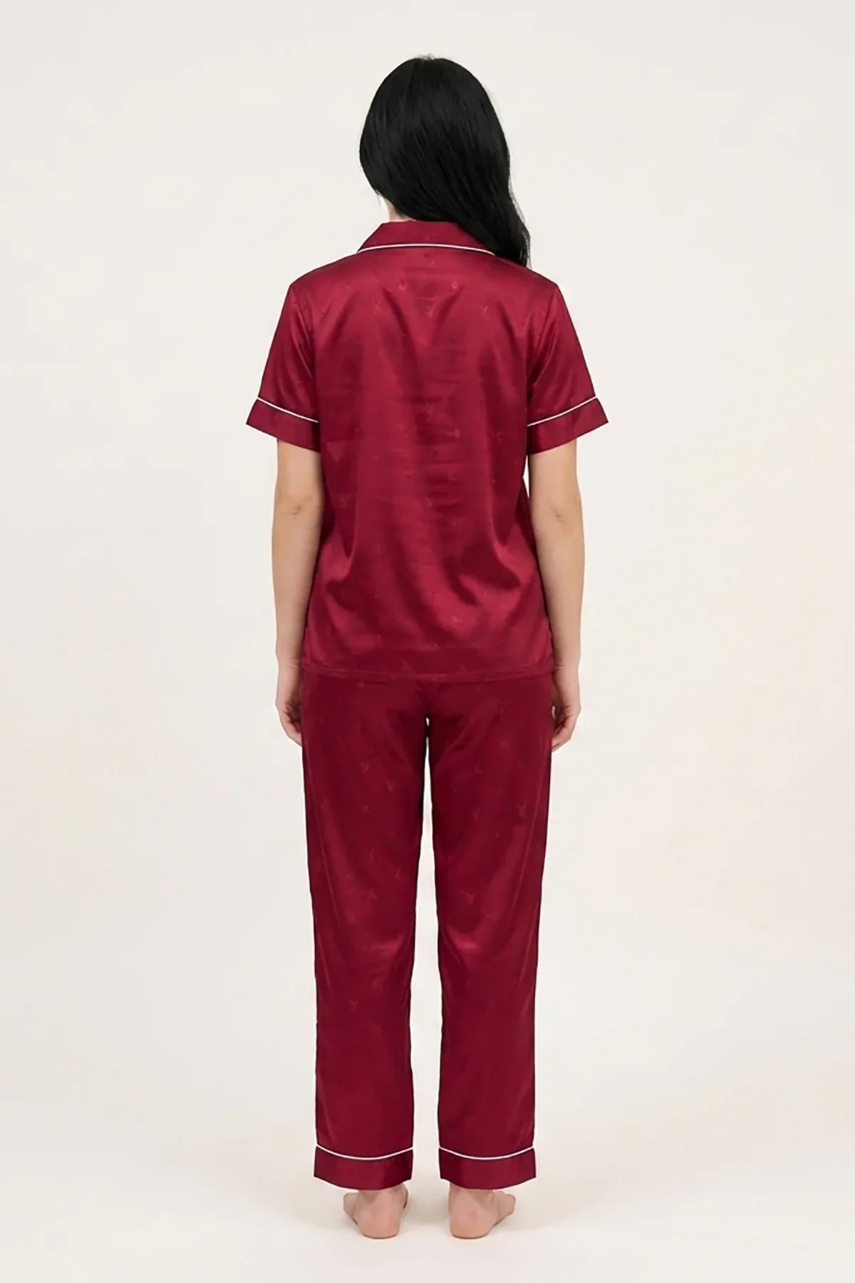 BLS - Satin Pajama Set - Maroon