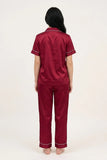 BLS - Satin Pajama Set - Maroon