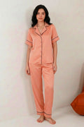 BLS - Satin Pajama Set - Powder