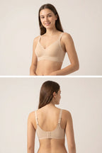 BLS - Seamless Boned Bra - Beige