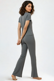 BLS - Seren Viscose Pajama Set - Grey
