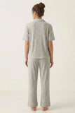 BLS - Short sleeves with long pants Pajama Set - Grey