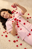 BLS - Short sleeves with long pants Pajama Set - Pink