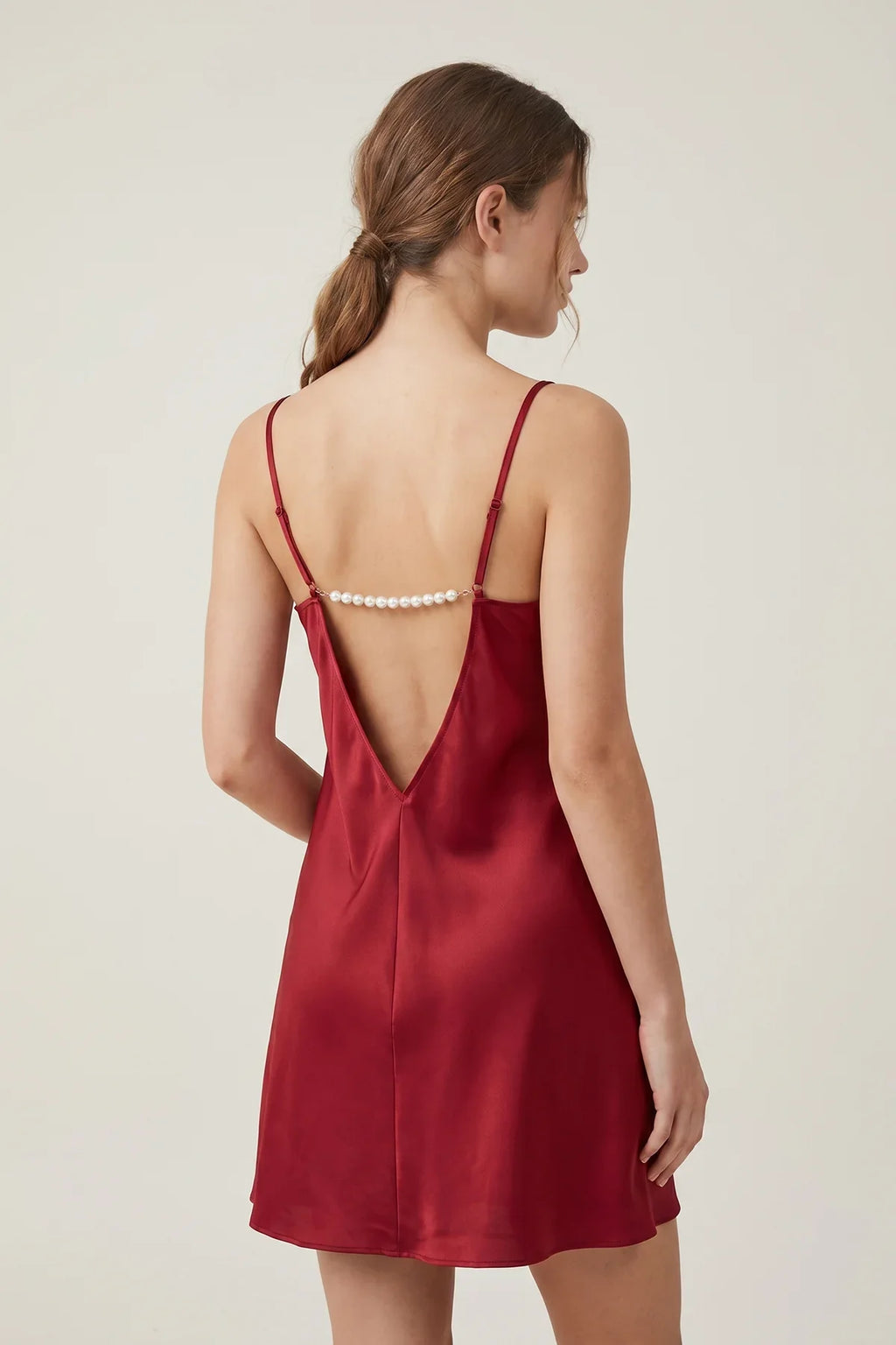BLS - Thong nightgown - Burgundy