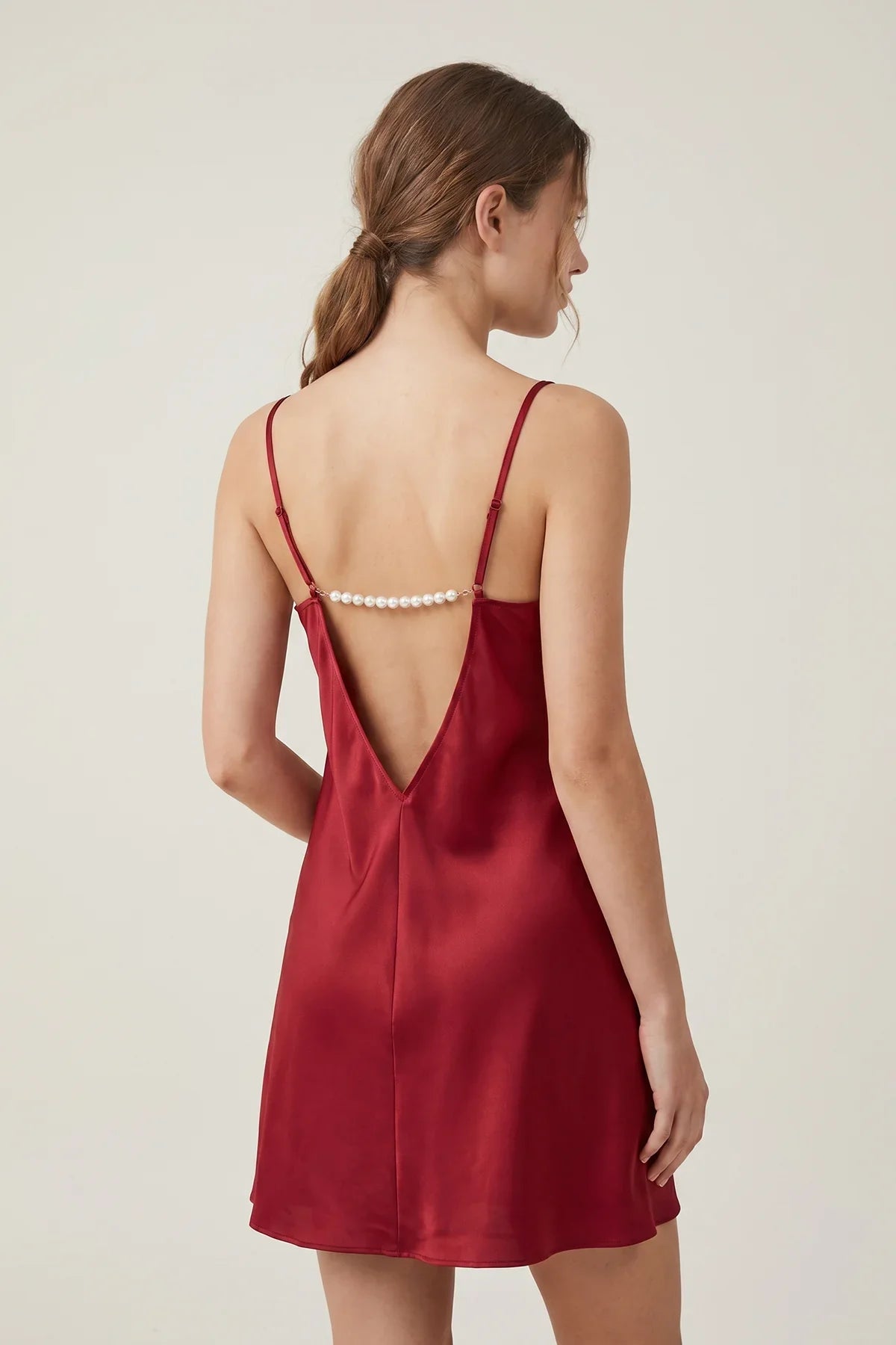 BLS - Thong nightgown - Burgundy