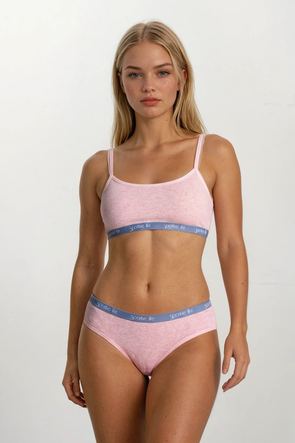 BLS - Zelma Cotton Teen Panty - Pink