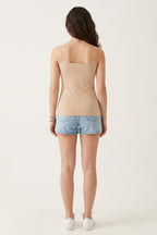 BLS - Zendaya Stretchable Cotton Camisole - Beige