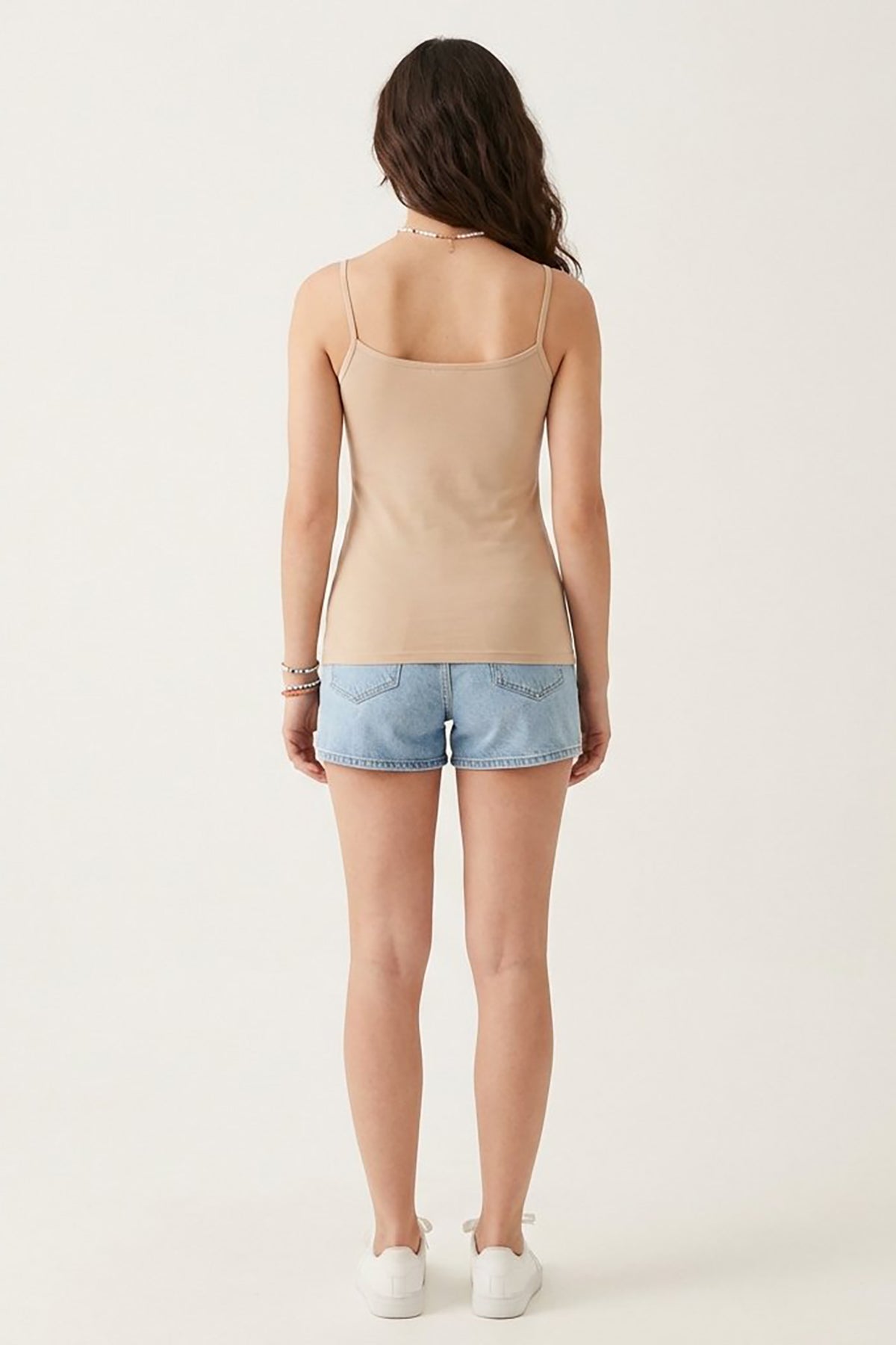 BLS - Zendaya Stretchable Cotton Camisole - Beige