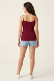 BLS - Zendaya Stretchable Cotton Camisole - Bordo