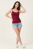 BLS - Zendaya Stretchable Cotton Camisole - Bordo