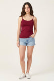 BLS - Zendaya Stretchable Cotton Camisole - Bordo