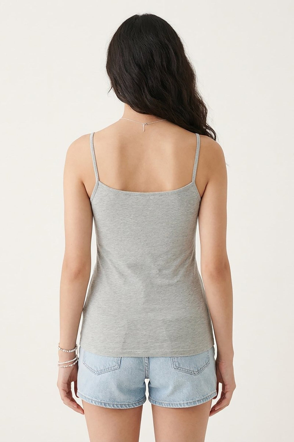 BLS - Zifa Stretchable Cotton Camisole - Grey