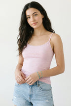 BLS - Zifa Stretchable Cotton Camisole - Pink