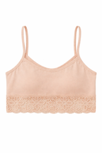 BLS - Zivka Non Padded Cotton Teen Bra - Beige