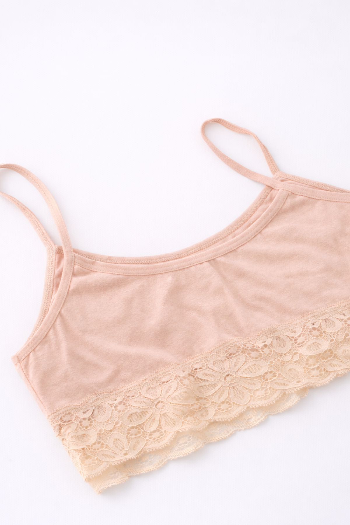 BLS - Zivka Non Padded Cotton Teen Bra - Beige